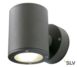 SLV 230365 SITRA, Outdoor Wandleuchte, Zweiflammig, TCR-TSE, IP44, Up/down, Max. 18W