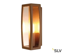 SLV 230657 MERIDIAN BOX 2, Outdoor Wandleuchte, TC-(D,H,T,Q)SE, Max. 25W, Klarer Kunststoff