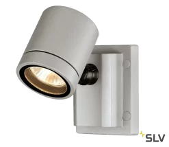 SLV 233104 Outdoor Wandleuchte GU10, Silbergrau
