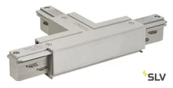 SLV145634 EUTRAC T-Verbinder/ Einspeiser Erde Links, Silbergrau