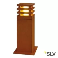 SLV 233427 Außenleuchte RUSTY SQUARE 40, LED, 3000K, IP55, 40cm