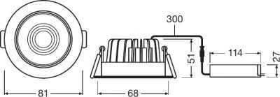 LEDVANCE Spot 8W, Kaltweiß, Dimmbar, IP44 2 LEDVANCE Spot 8W, Kaltweiß, Dimmbar, IP44 – Bild 2