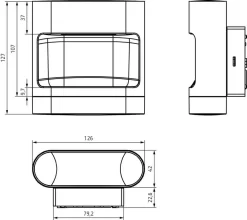 Theben 1020903 LED-Stahler TheLeda D U AL , 11,5W Mit Bewegungsmelder, Aluminium -Lampengeschäft 1160af4829633dc71180444e42e92e237704e4ca 1