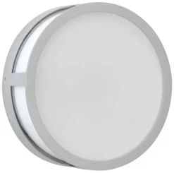 Albert 696402 Hausnummern-Wandleuchte Rund, LED 10W, Silber