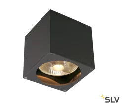 SLV 229565 BIG THEO WALL, Outdoor Wandleuchte, QPAR111, IP44, Eckig, Max. 75W
