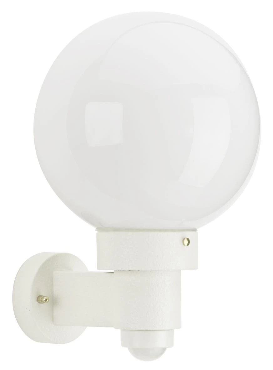 Albert 680257 Kugel-Wandleuchte M. Bewegungsmelder, Opalglas, Weiß 1 Albert 680257 Kugel-Wandleuchte M. Bewegungsmelder, Opalglas, Weiß