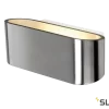 SLV 151456 OSSA 180, Wandleuchte, QT-DE12, Oval, Up/down, L/B/H 18/8/7 Cm, Max. 100W