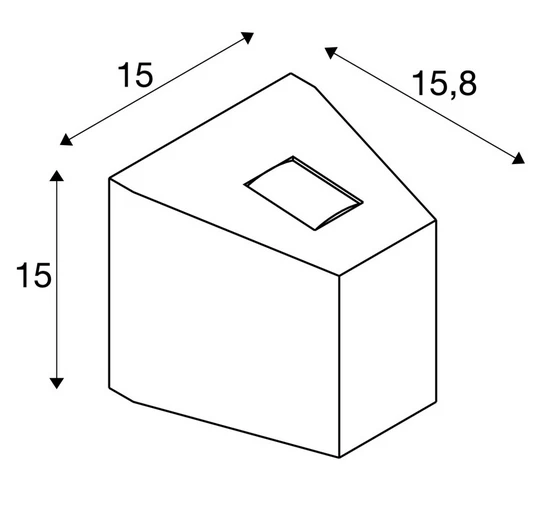 SLV 229665 OUT-BEAM, Outdoor Wandleuchte, LED, 3000K, Beam Up/Flood Down 2 SLV 229665 OUT-BEAM, Outdoor Wandleuchte, LED, 3000K, Beam Up/Flood Down – Bild 2