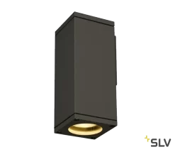 SLV 229525 THEO WALL, Outdoor Wandleuchte, QPAR51, Eckig, Max. 35W