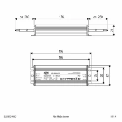EVN SLD6724050 NG 24V/DC, 15-50W, IP67, Dimmbar -Lampengeschäft 3055196fdc30da2b1d19b071c988f5b2086b9e3a