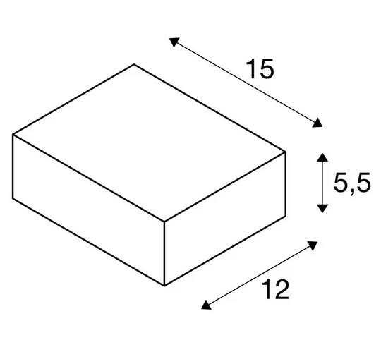 SLV 232285 Wandleuchte QUADRASYL WL15, GX53, Max. 11W 2 SLV 232285 Wandleuchte QUADRASYL WL15, GX53, Max. 11W – Bild 2