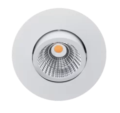 ALED 5703050502009 LED Downlight EVO S Full Spectrum Indoor/Outdoor 6W 540lm 3000K 45° IP54 Weiß Ausschnitt 68-83mm Schwenkbar 0-30°