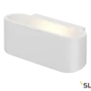 SLV 151451 OSSA 180, Wandleuchte, QT-DE12, Oval, Up/down, L/B/H 18/8/7 Cm, Max. 100W