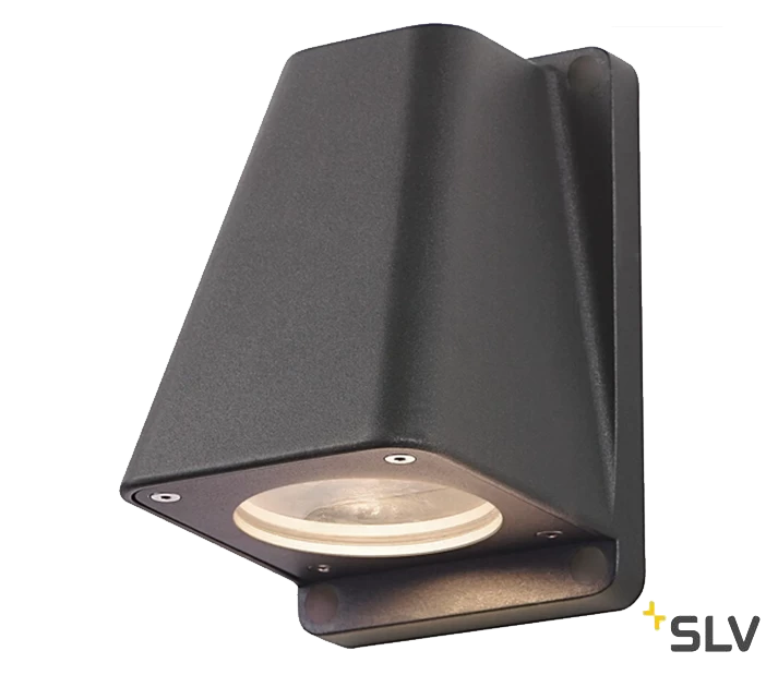 SLV 227195 WALLYX GU10 Wandleuchte Anthrazit Max.50W IP44 1 SLV 227195 WALLYX GU10 Wandleuchte Anthrazit Max.50W IP44
