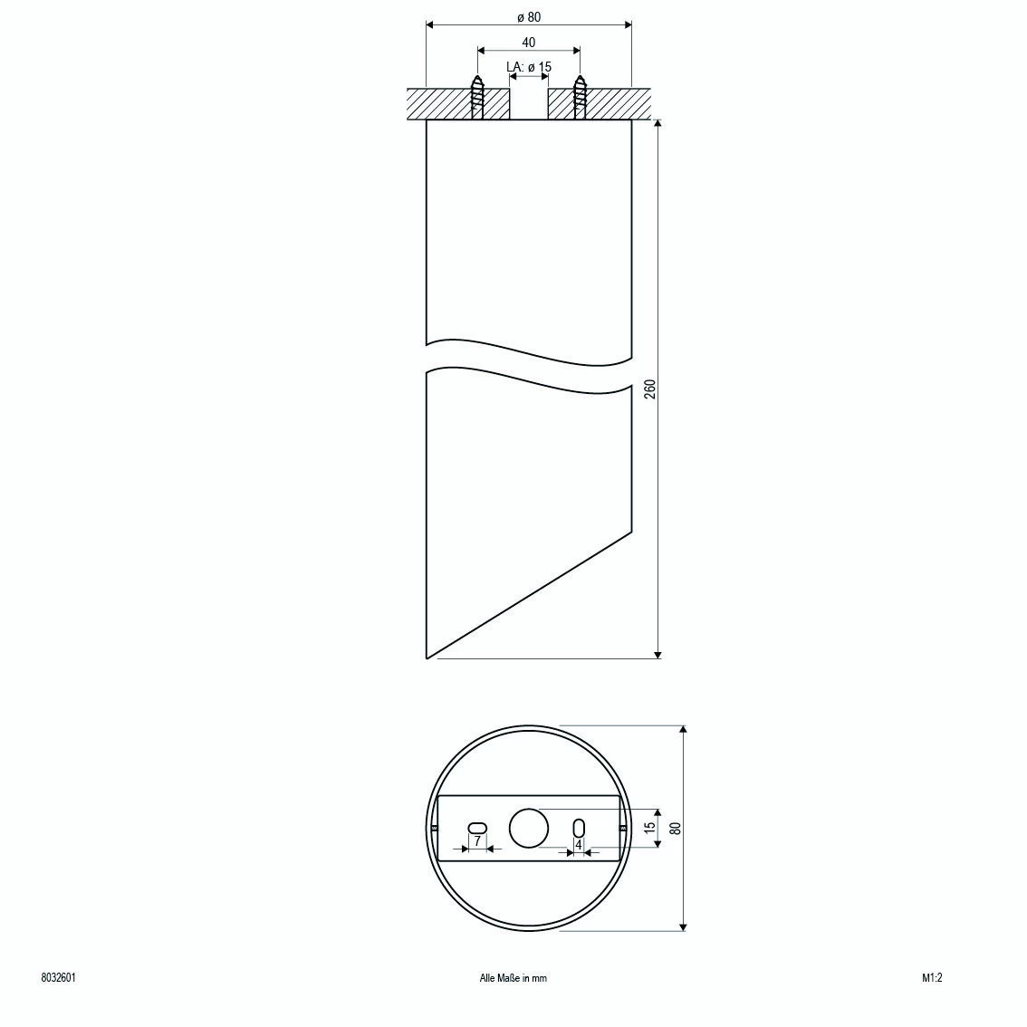 EVN 8032601 Deckenanbauleuchte Rund, 260mm 2 EVN 8032601 Deckenanbauleuchte Rund, 260mm – Bild 2