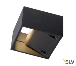 SLV 232105 LOGS WALL, Outdoor Wandleuchte, LED, 3000K, IP44, Eckig, 8W