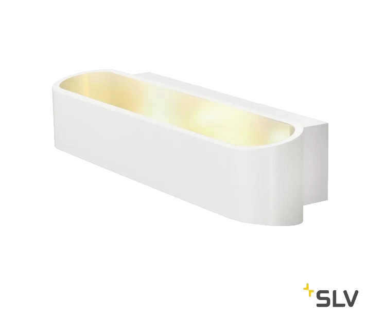 SLV 151271 ASSO 300, Wandleuchte, LED, 3000K, Oval, L/B/H 30/9,5/7 Cm 1 SLV 151271 ASSO 300, Wandleuchte, LED, 3000K, Oval, L/B/H 30/9,5/7 Cm