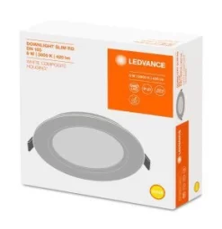 LEDVANCE Downlight Flach 6W Ø105mm, Warmw., Nicht Dimmbar -Lampengeschäft 467a103d017731a73bd3d51818b4e90e6f7bb339 2