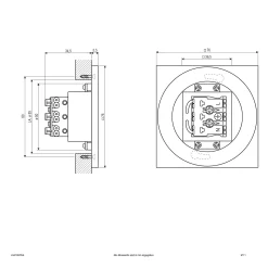 EVN LQ41802WD LED-Wandeinbauleuchte 230V/1,8W V4A IP44 -Lampengeschäft 4cf47e76709e0fad7c39abe93a430c883acd26ec