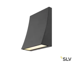SLV 1000342 DELWA WIDE LED Outdoor Wandleuchte, 3000K, 100°, IP44