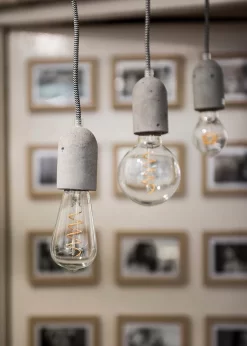 BAILEY 141473 Pendelleuchte Beton E27 Mit Textilkabel 1,5m -Lampengeschäft 4e724cfc3abf12ed2057d8fdc3673ddb9079fb9c