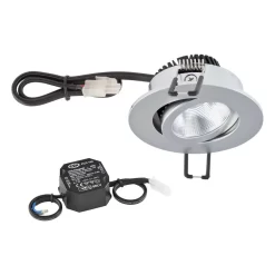 EVN PC20N91540 LED Deckeneinbauleuchte Rund, Schwenkbar, 8,4W, 4000K, 1060lm