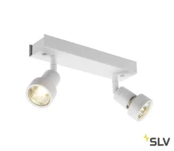 SLV 147371 PURI 2 Wand-/Deckenleuchte GU10/2x50W