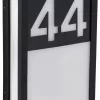 Albert 666400 Hausnummern-Wandleuchte, LED 10W, Schwarz