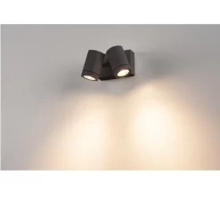 SLV 233255 HELIA, Outdoor Wandleuchte, Zweiflammig, LED, 3000K, IP55, Schwenkbar, 2x8W 5 SLV 233255 HELIA, Outdoor Wandleuchte, Zweiflammig, LED, 3000K, IP55, Schwenkbar, 2x8W -Lampengeschäft 53d7bd04e592f8ed562acfab3f8eb2017f106f80