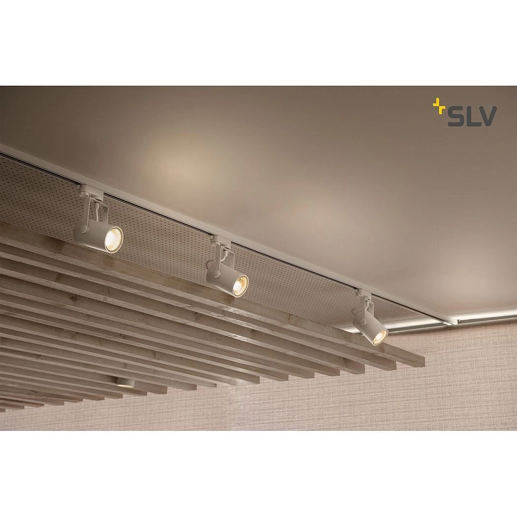 SLV 153851 EURO SPOT 3Phasen-HV-Strahler, GU10, Ohne Leuchtmittel 2 SLV 153851 EURO SPOT 3Phasen-HV-Strahler, GU10, Ohne Leuchtmittel – Bild 2