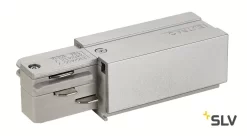 SLV 145524 EUTRAC Einspeiser, Erde Rechts, Silbergrau