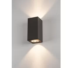 SLV 234505 BIG THEO WALL, Outdoor Wandleuchte, Zweiflammig, LED, 3000K, Flood Up/down, B/H/T 13/27,5/13,5 Cm -Lampengeschäft 6ad3159c7252e63f577823e49d8fd2fd3e0c0f7a