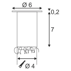 SLV 227462 Bodeneinbaustrahler Lichtpunkt 12V/ Mit LED 0,3W -Lampengeschäft 6bbf532863418369c0c69c244ea66ae61ca70f4b