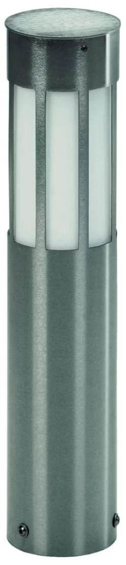 Albert 690505 Edelstahl-Sockelleuchte, Höhe 0,5m, E27