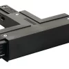 SLV145630 EUTRAC T-Verbinder/ Einspeiser Erde Links, Schwarz