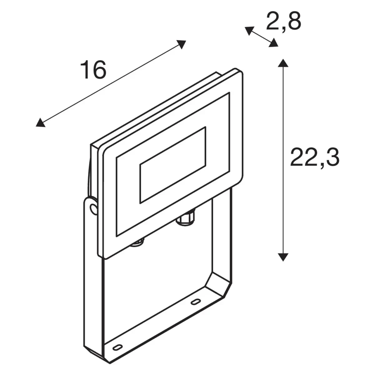 SLV 1006192 Strahler FLOODI M, Transparent 30W 3000K 100° 2 SLV 1006192 Strahler FLOODI M, Transparent 30W 3000K 100° – Bild 2