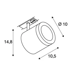 SLV 143941 ENOLA C 1Phasen-HV-LED-Strahler, 11W, Incl. LED, 35° -Lampengeschäft 77f03885e67f09ee1192826e7e58fbe63b3f4f9f
