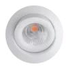 ALED 5703054001102 LED Downlight EVO3 Gen2 4,5W 410lm 2700K 38° 0-30° Schwenkbar CRI97 IP54 Weiß Ausschnitt 55-64mm