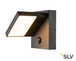 SLV 1002990 ABRIDOR Outdoor Wandleuchte Mit Bewegungssensor, IP54