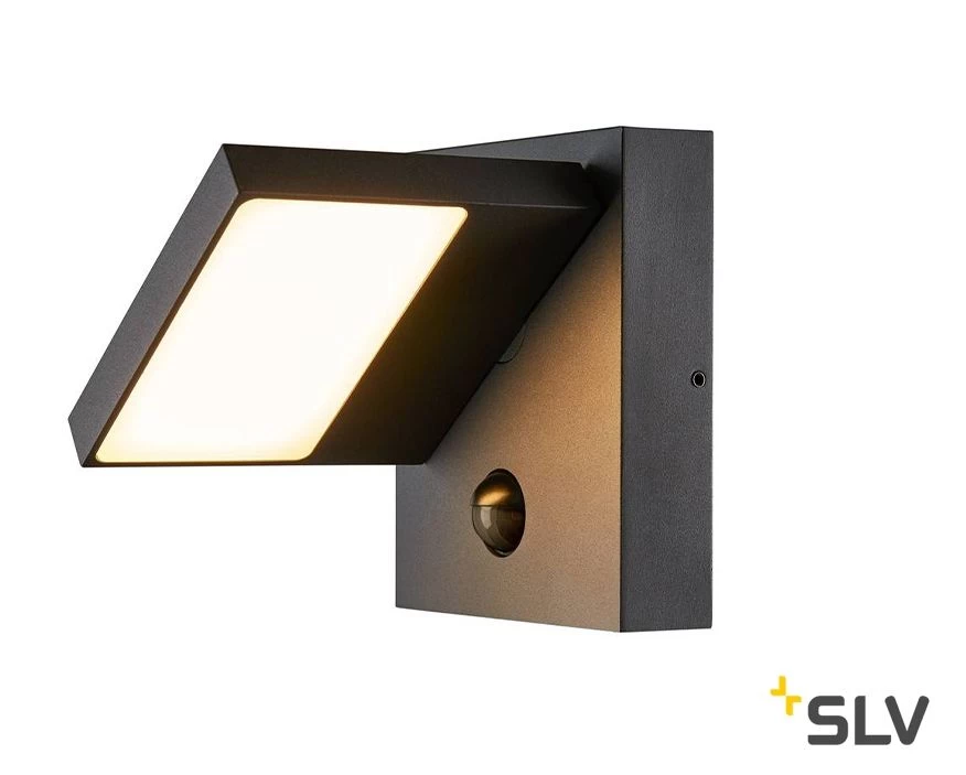 SLV 1002990 ABRIDOR Outdoor Wandleuchte Mit Bewegungssensor, IP54 1 SLV 1002990 ABRIDOR Outdoor Wandleuchte Mit Bewegungssensor, IP54