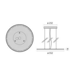 Perform.i.L. 8555291513410 Pendelleuchte Rund FL555PL, 50W/4000K Neutralweiß -Lampengeschäft 81ba53ddfdc076b44dd81653823a4f709d21427b 4