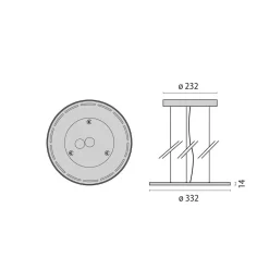 Perform.i.L. 8333291266410 Pendelleuchte Rund FL333PL, 26W/4000K, DALI Dimmbar -Lampengeschäft 829e7021ded0a381a56a4c5adc4d83f910c277cd 2