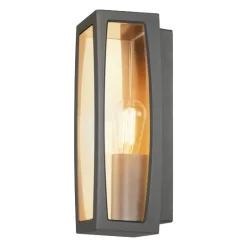 SLV 230655 MERIDIAN BOX 2, Outdoor Wandleuchte, TC-(D,H,T,Q)SE, Max. 25W, Klarer Kunststoff -Lampengeschäft 8ba2c00ef45a3ab20cc82b29d48691065a78caca
