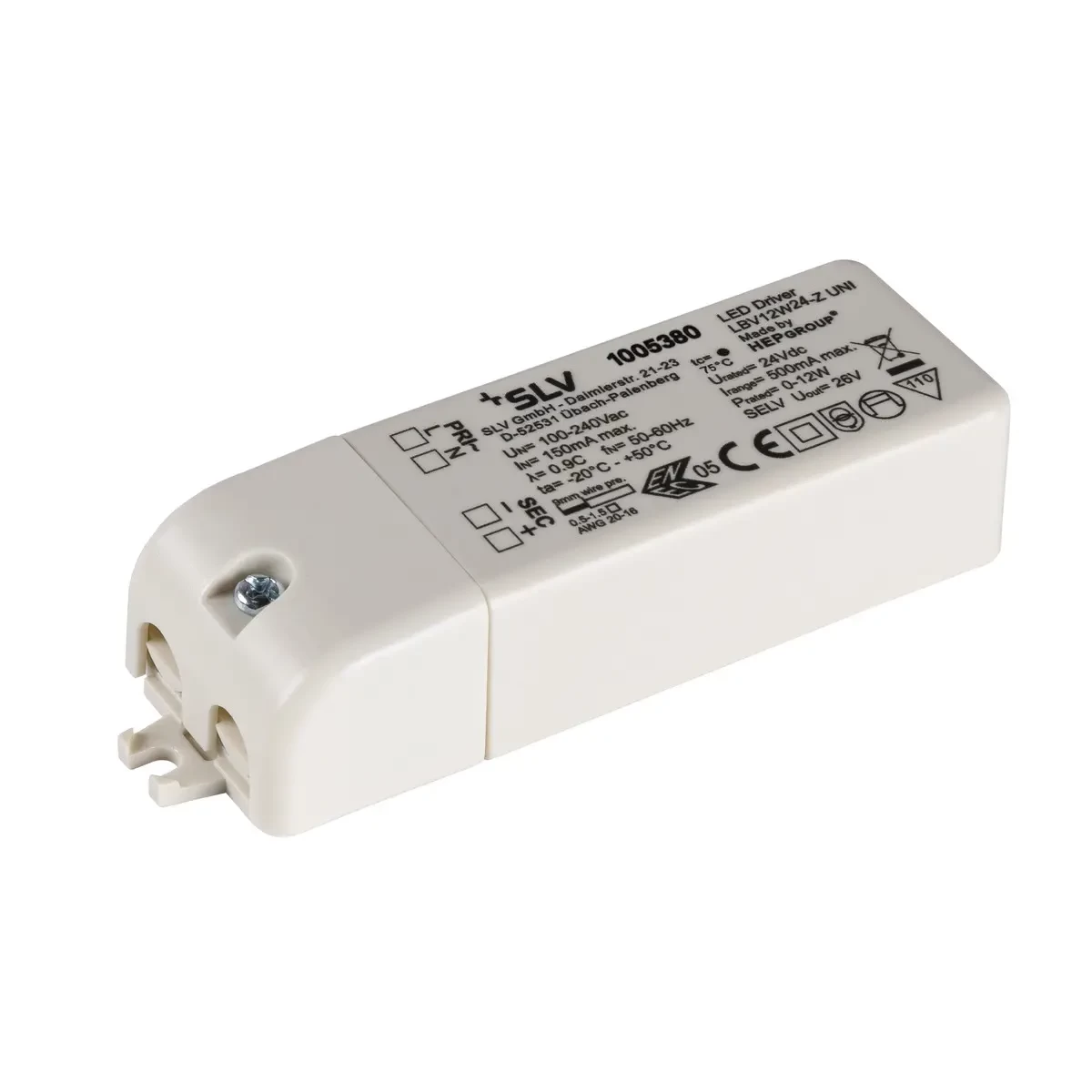 SLV 1005380 LED Netzteil, 12W 24V 1 SLV 1005380 LED Netzteil, 12W 24V
