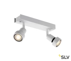 SLV 147371 PURI 2 Wand-/Deckenleuchte GU10/2x50W -Lampengeschäft 90367ed2c6923497ae620881f69d9138ad71edd5