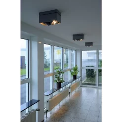 SLV 117111 KARDAMOD Deckenleuchte ES111/GU10, 2x75W -Lampengeschäft 912acb19ea61f6abb94e1aaeb1655a6a952afff6