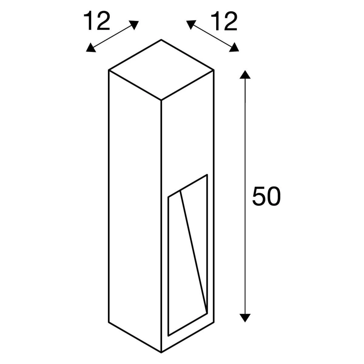 SLV 229410 Außenleuchte RUSTY SLOT 50, E27, Max. 11W, IP44, 50cm 2 SLV 229410 Außenleuchte RUSTY SLOT 50, E27, Max. 11W, IP44, 50cm – Bild 2