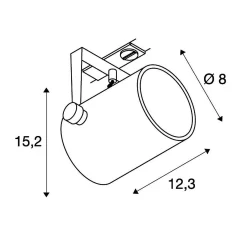 SLV 1001861 EURO SPOT 1Phasen-HV-Strahler, GU10, Ohne Leuchtmittel -Lampengeschäft 9bab29f978bce8702db649f15a88157aa7dbc92a