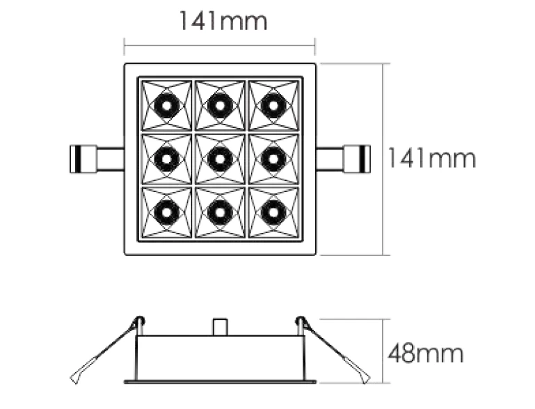 ILLUMESSENCE BER-0141-18-D-3-D3-D LED Einbau-Downlight BERLIN D3, 18W, 3000K, IP20 2 ILLUMESSENCE BER-0141-18-D-3-D3-D LED Einbau-Downlight BERLIN D3, 18W, 3000K, IP20 – Bild 2