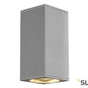 SLV 229574 BIG THEO, Outdoor Wandleuchte, QPAR111, IP44, Eckig, Up/down, Max. 150W